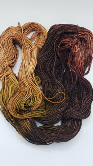 LL- WOODS - Eco-Processed Worsted - Lichen and Lace - Merino