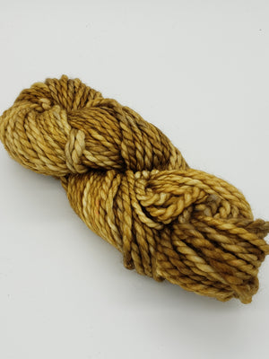 SUNFLOWERS - BIG TWISTY 2 PLY - Hand Dyed Shades of Yellow, Brown