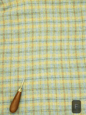 Army Green with Black Plaid Mill-dyed Wool Fabric – fiddlestix designs