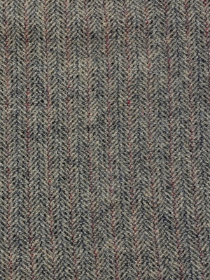 GREY BEIGE HERRINGBONE #292-9 - FAT QUARTER - Ready to use Wool Fabric for Rug Hooking or Wool Applique