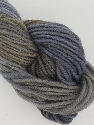 Wonder Woolen - SMOKE - Fleece Artist Hand Dyed Yarn - Shades of Grey