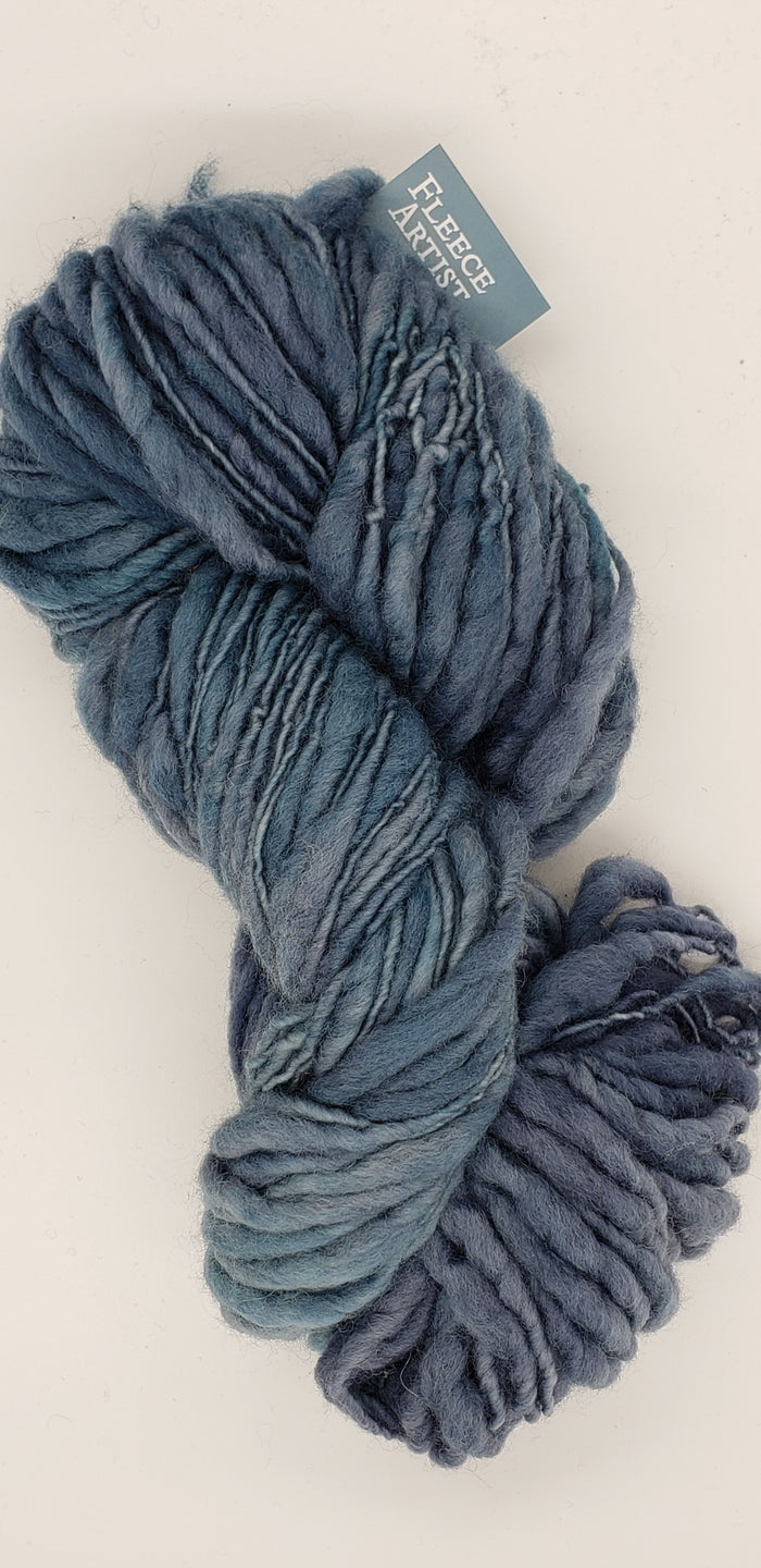 Slubby - STAR DUST - Merino/Blue Face Leicester - Hand Dyed Textured Yarn Thick and Thin  - Shades of