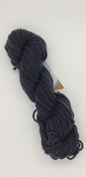 Wonder Woolen - AFTER DARK -  Fleece Artist Hand Dyed Yarn - Black