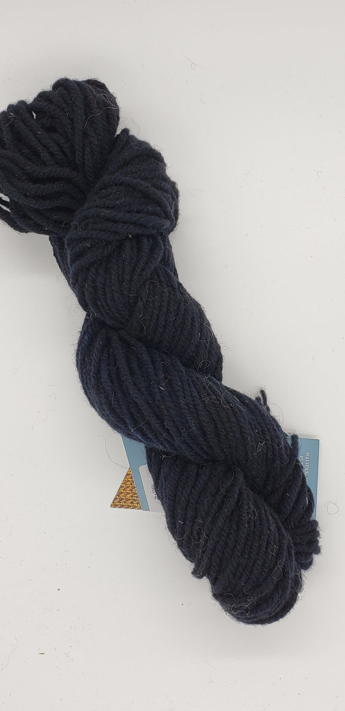 Wonder Woolen - RAVEN -  Fleece Artist Hand Dyed Yarn - Black, Blue
