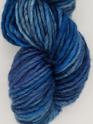 MERINO DREAM - COOL OCEAN WATERS - Merino Chunky -  Hand Dyed Yarn