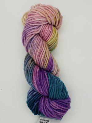 Wonder Woolen - LUPIN -  Fleece Artist Hand Dyed Yarn