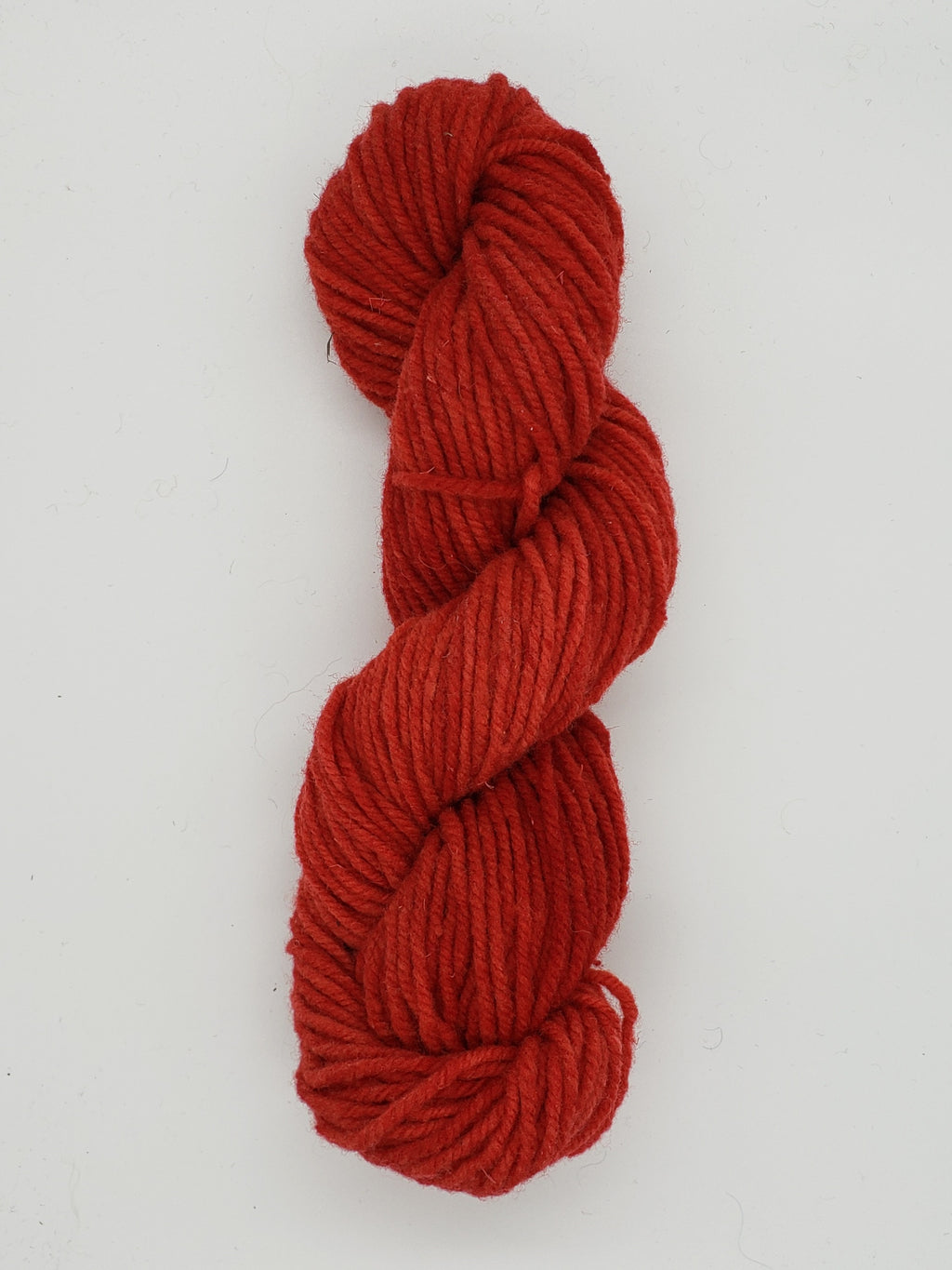 Wonder Woolen - VERMILLION -  Fleece Artist Hand Dyed Yarn