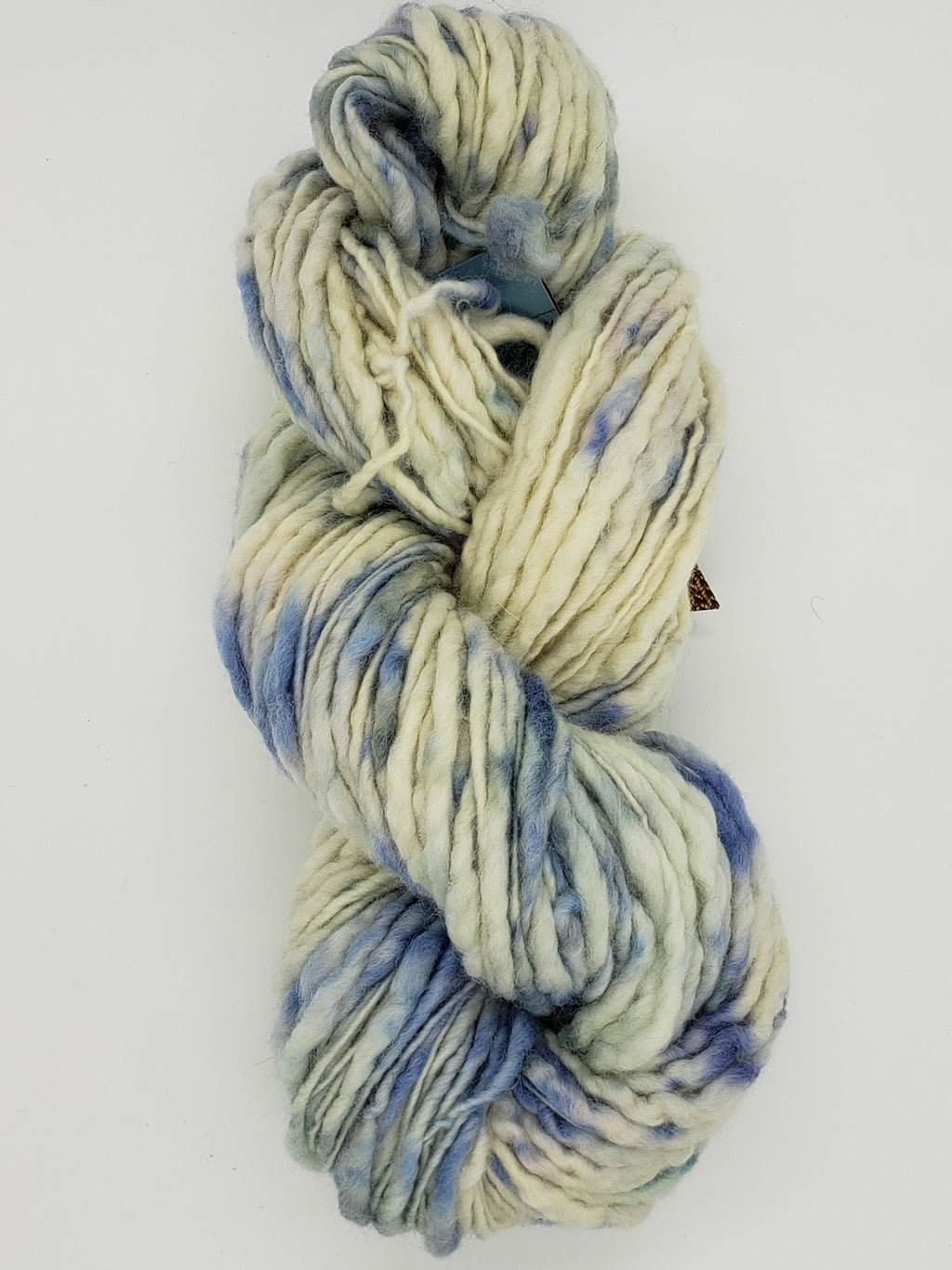Slubby - GLOBE THISTLE -  Merino/Blue Face Leicester - Hand Dyed Textured Yarn Thick and Thin  -  Variegated Shades