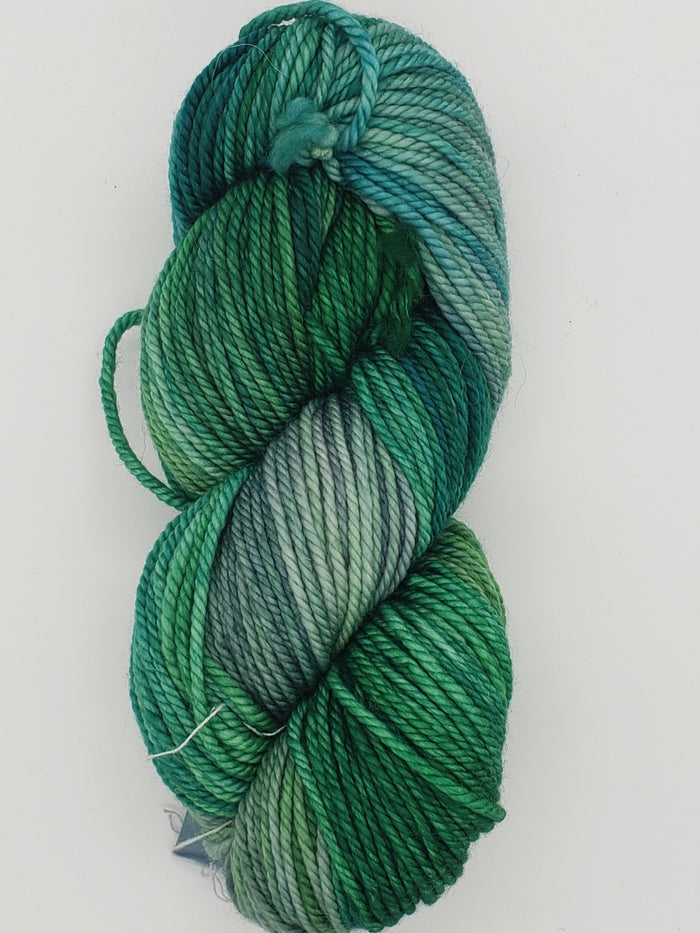 Back Country - BOTTLE GREEN - Hand Dyed Chunky Yarn 4 ounces/125g
