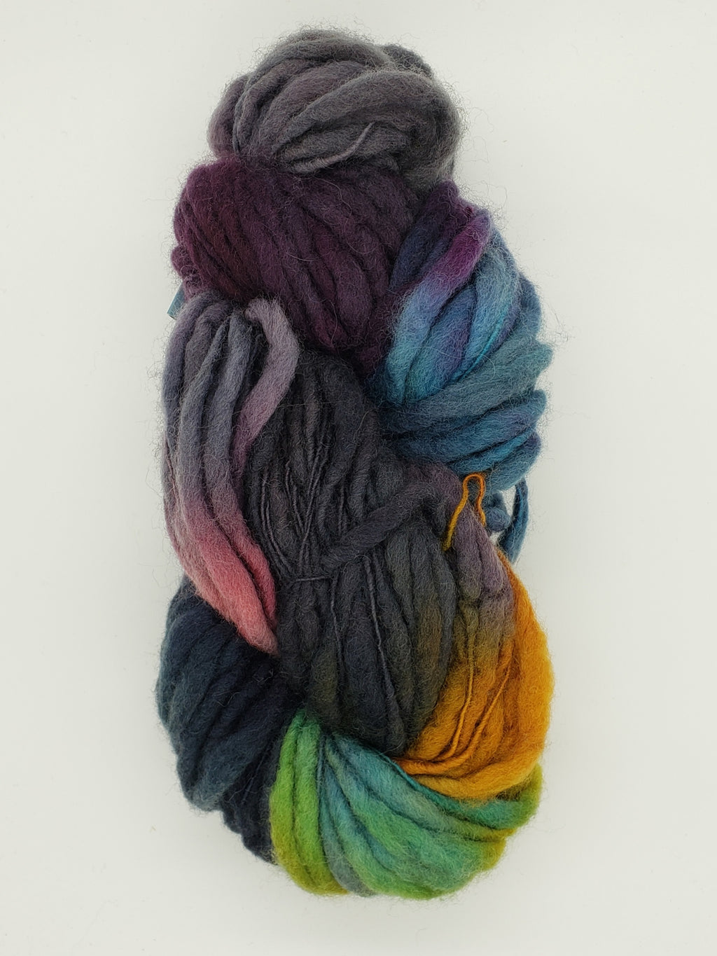 Slubby - COSMOS  -  Merino/Blue Face Leicester - Hand Dyed Textured Yarn Thick and Thin  - Variegated Shades