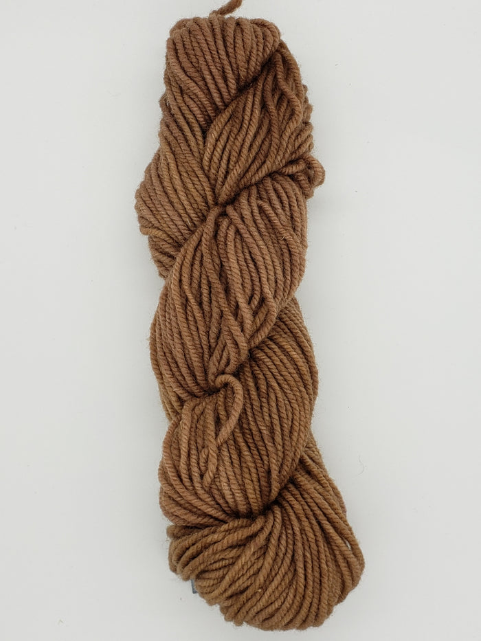 Wonder Woolen - BROWN SUGAR - Fleece Artist Hand Dyed Yarn - Shades of Light Brown