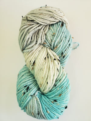 Thicket Tweedy - QUIET SKIES - Aran Hand Dyed Yarn - Sirmilik