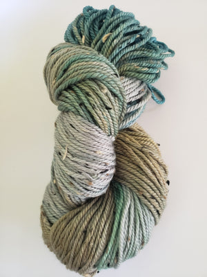 Thicket Tweedy - TORNGAT MOUNTAINS- Aran Hand Dyed Yarn