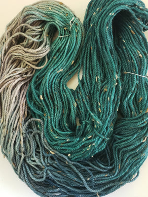 Thicket Tweedy - CAPE BRETON HIGHLANDS - Aran Hand Dyed Yarn