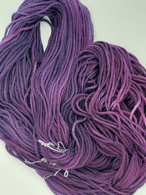 Back Country - AMETHYST - Hand Dyed Chunky Yarn 4 ounces/125g
