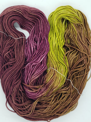 Woolie Silk - VICTORIA - Hand Dyed Yarn 3.5 ounces/100g