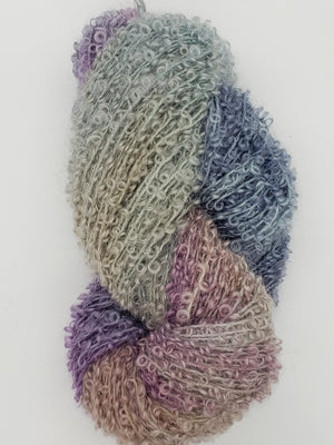 Wool Curly Locks - FLORA - Hand Dyed Textured Yarn - Landscape Shades