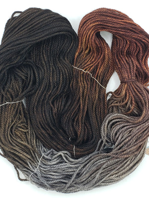 Back Country - MINERAL - Hand Dyed Chunky Yarn 4 ounces/125g