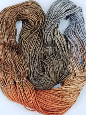 Back Country - CHAI LATTE - Hand Dyed Chunky Yarn 4 ounces/125g
