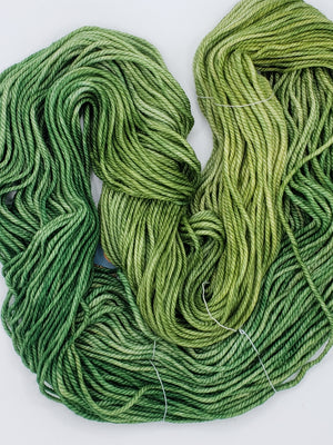 Back Country - WASABI - Hand Dyed Chunky Yarn 4 ounces/125g