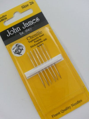 John James Chenille Needles #26 for Wool Applique