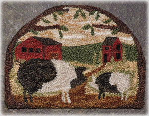 Country Pig - Punch Needle Pattern