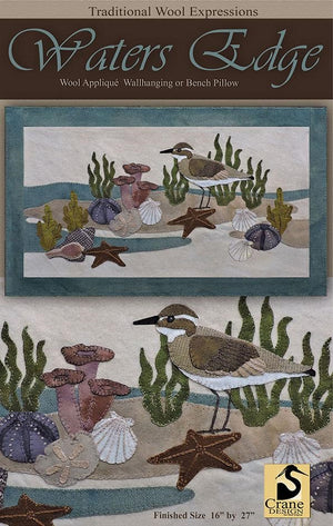Crowlicious from Crane Designs Wool Applique Kit 14x27 - Country