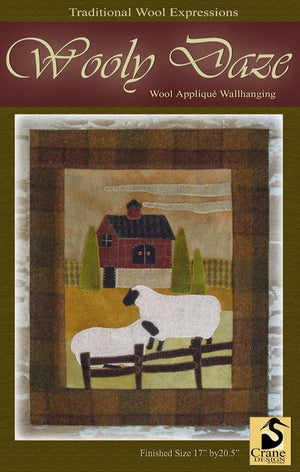 Wooly Daze Wool Applique Pattern