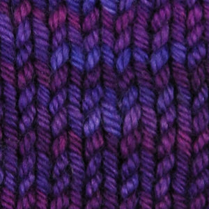 Wonder Woolen - AMETHYST -  Fleece Artist Hand Dyed Yarn - Shades of Purple/Violet