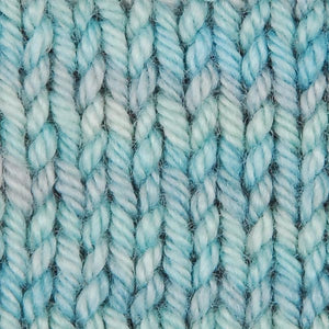 Wonder Woolen - SALT SPRAY - Fleece Artist Hand Dyed Yarn - Shades of Blue