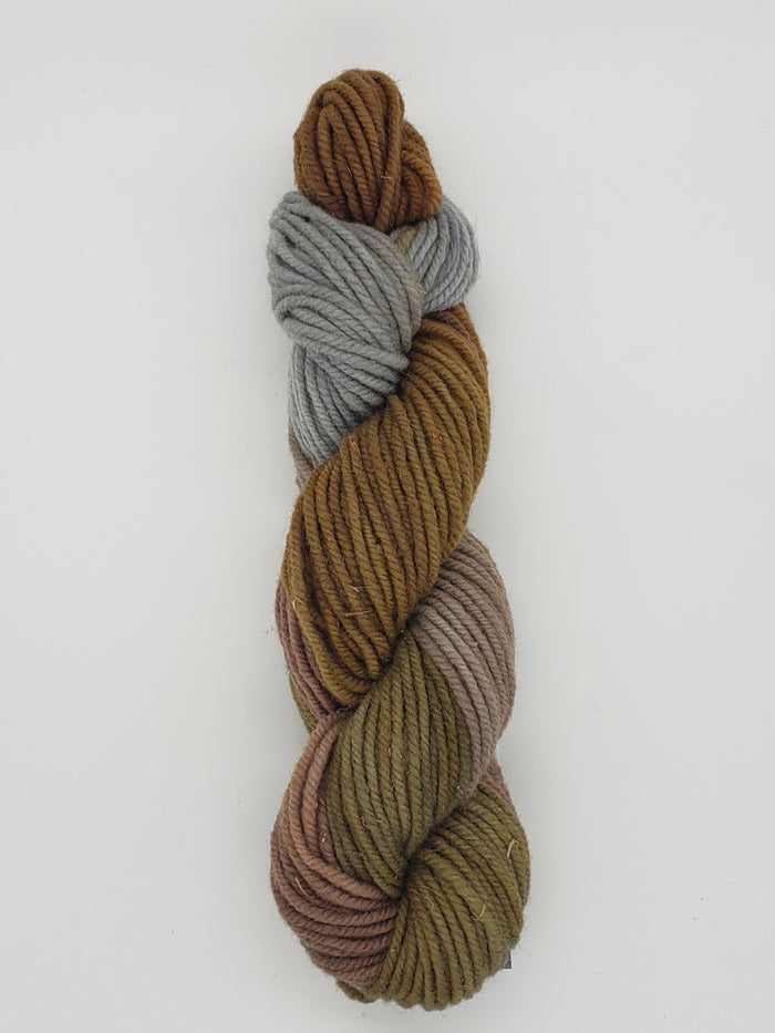 Wonder Woolen - BRONZE - Fleece Artist Hand Dyed Yarn