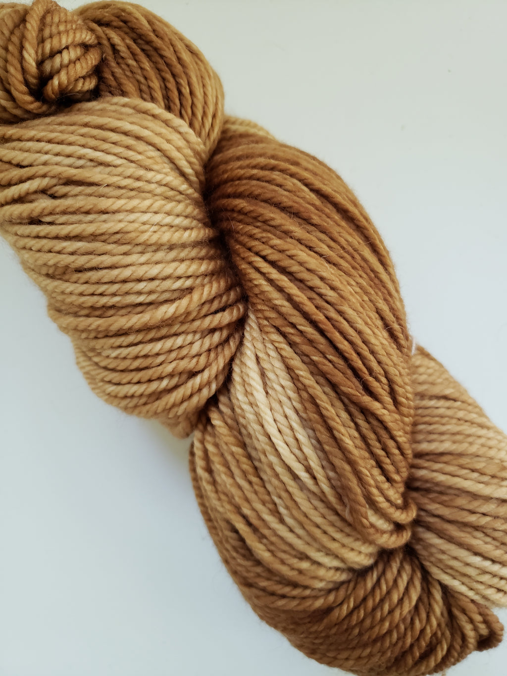 Back Country - BROWN SUGAR -  Hand Dyed  Yarn 4 ounces/125g