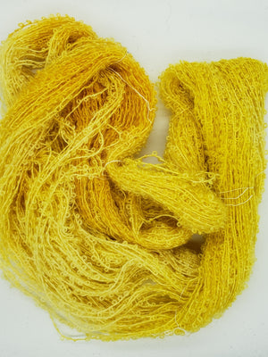 Wool Curly Locks - BUTTERCUP - Hand Dyed Textured Yarn - Landscape Shades