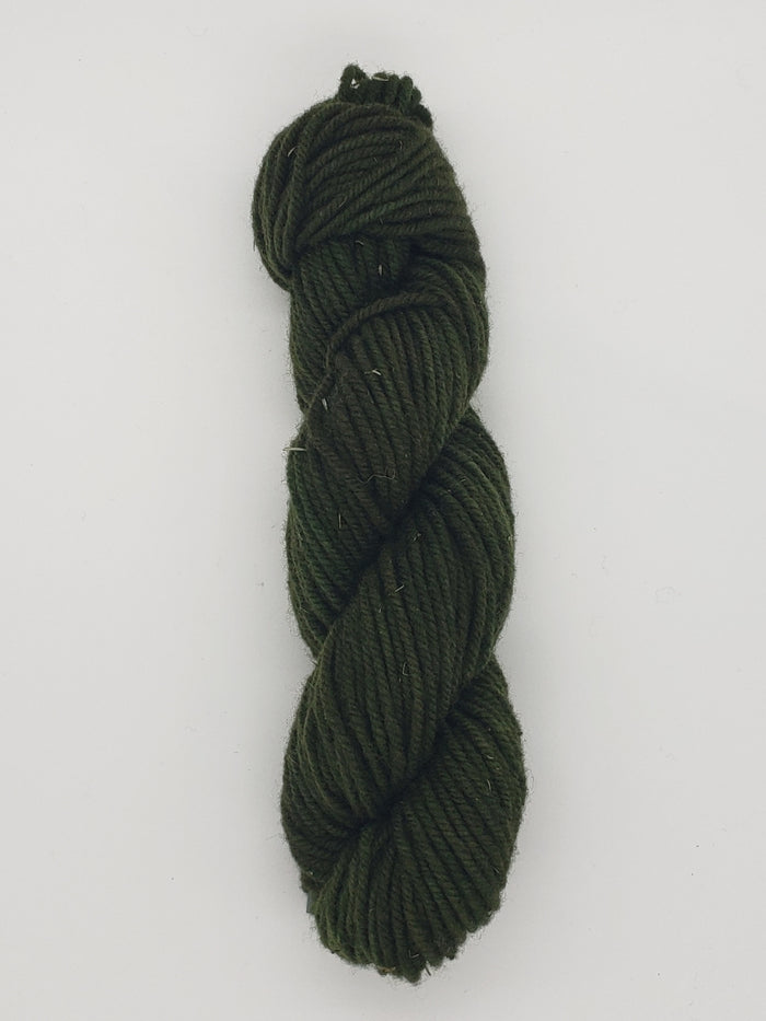 Wonder Woolen - CEDAR -  Fleece Artist Hand Dyed Yarn - Shades of Dark Green