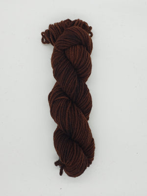 Wonder Woolen - CHOCOLATE -  Fleece Artist Hand Dyed Yarn - Shades of Brown
