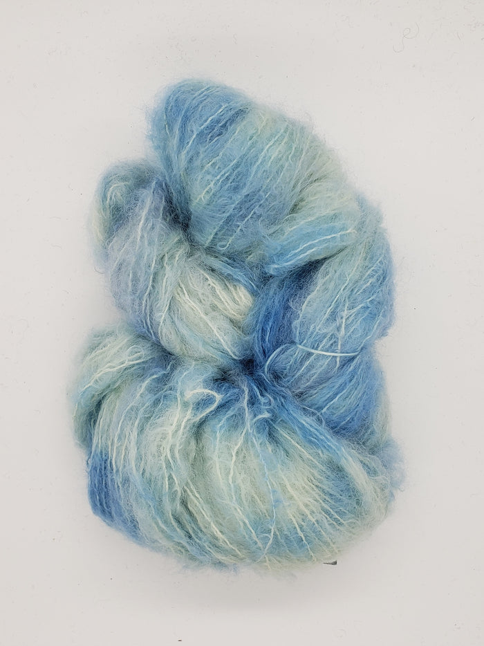 Mohair - CLOUDS - Hand Dyed Yarn - Mohair/Wool