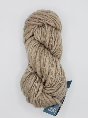 Slubby - OATMEAL -  Merino/Blue Face Leicester - Hand Dyed Textured Yarn Thick and Thin  - Variegated Shades