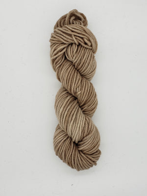 Wonder Woolen - OATMEAL - Fleece Artist Hand Dyed Yarn