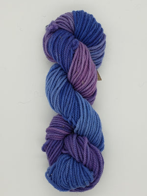 Wonder Woolen - PERIWINKLE - Fleece Artist Hand Dyed Yarn