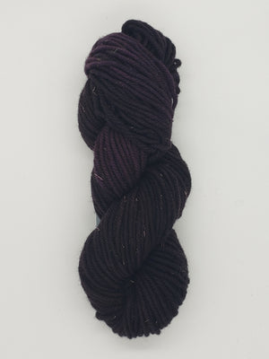 Wonder Woolen - PLUM - Fleece Artist Hand Dyed Yarn - Shades of Purple