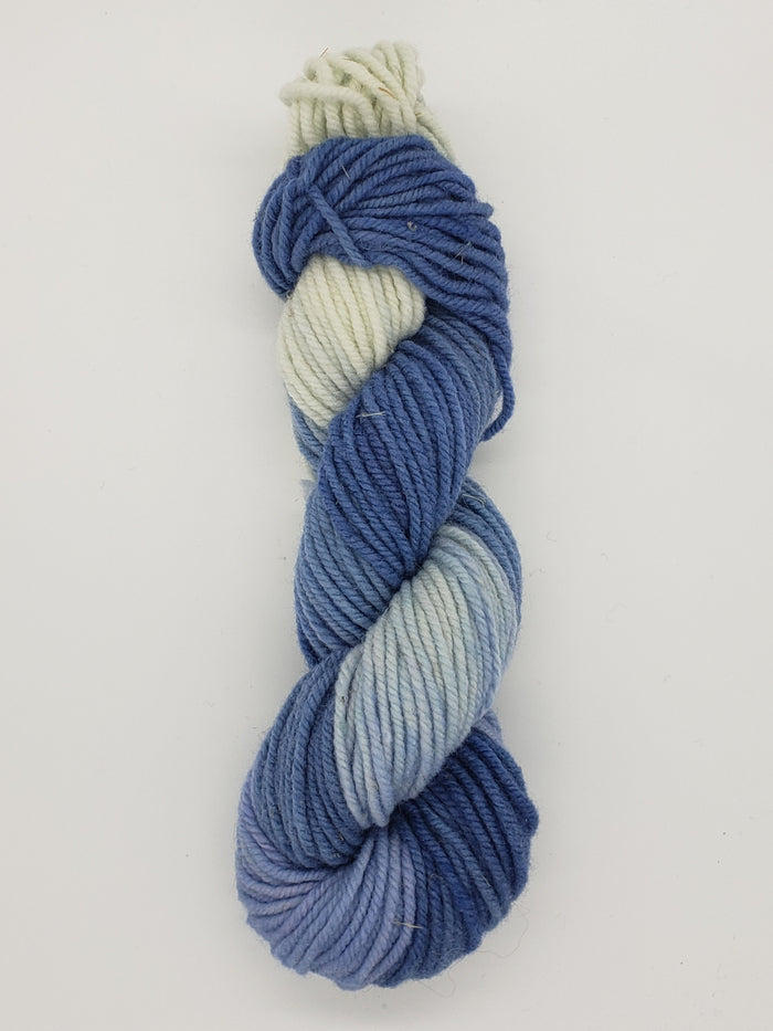 Wonder Woolen - WEDGEWOOD -  Fleece Artist Hand Dyed Yarn - Shades of Blue