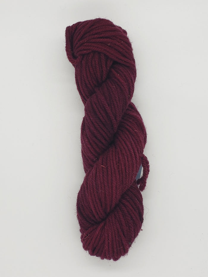 Wonder Woolen - WINE - Fleece Artist Hand Dyed Yarn - Shades of Deep Red