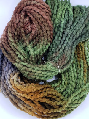 Crimp - BOREAL - Hand Dyed Chunky Textured Yarn - Landscape Shades