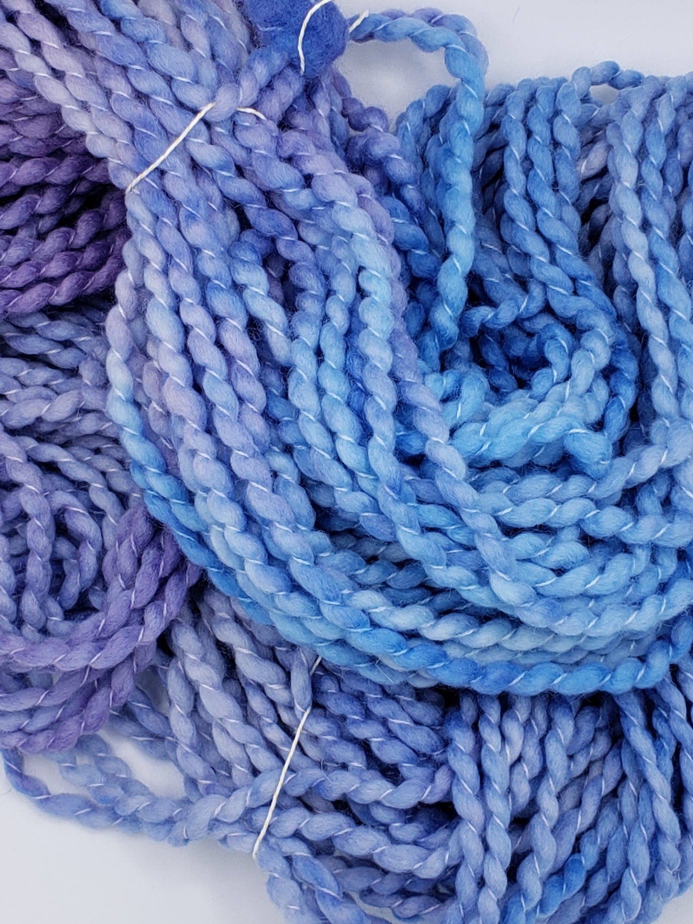 Crimp - PERIWINKLE - Hand Dyed Chunky Textured Yarn - Landscape Shades –  Red Sand Fibre Art Studio