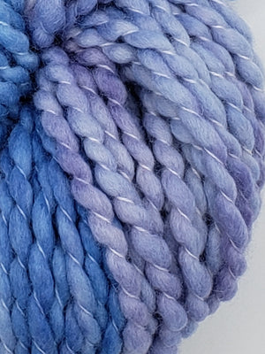 Crimp - PERIWINKLE - Hand Dyed Chunky Textured Yarn - Landscape Shades