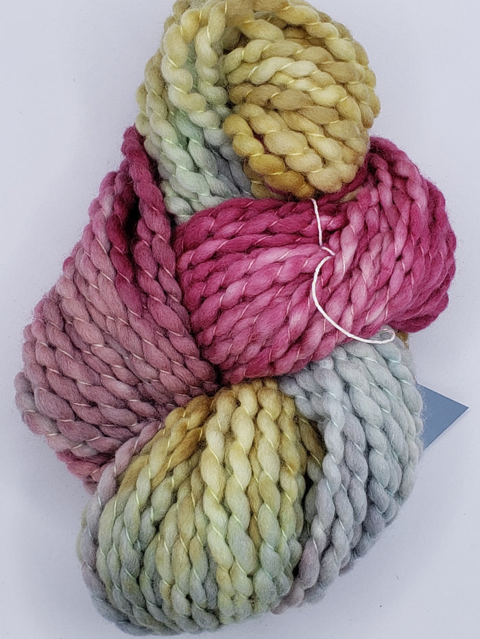 Crimp - SUGAR PLUM - Hand Dyed Chunky Textured Yarn - Landscape Shades