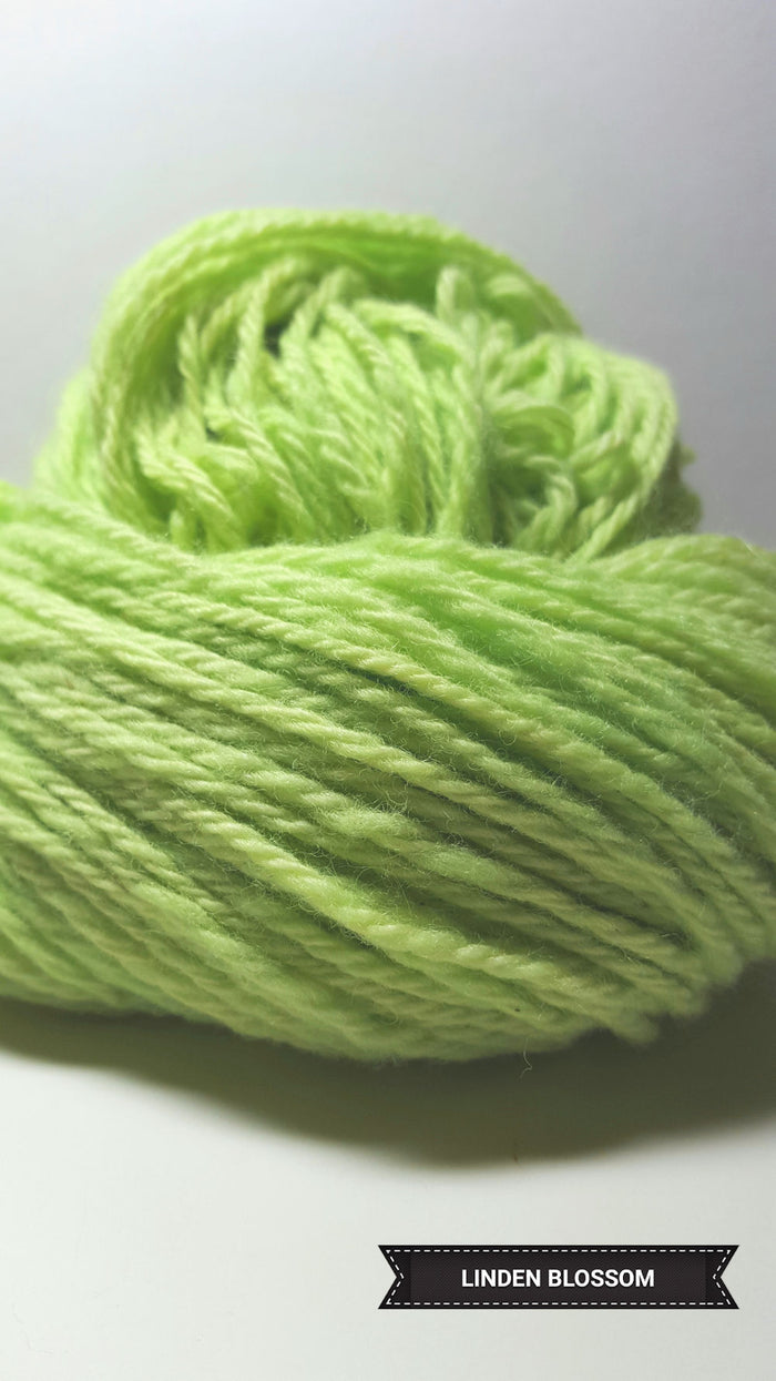 Linden Blossom - Hand Dyed Aran/Worsted Yarn for Rug Hooking