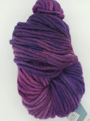 Flouf - AMETHYST - 100% Merino Chunky - Fleece Artist Hand Dyed Yarn - Purple