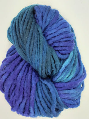 Flouf - MARINE - 100% Merino Chunky - Fleece Artist Hand Dyed Yarn -