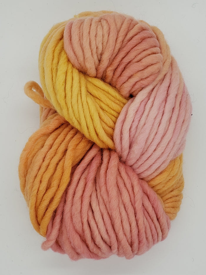 Flouf - MELON - 100% Merino Chunky - Fleece Artist Hand Dyed Yarn -